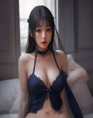 女性在浴室镜前手持白素系列净颜乳液，晚间护肤场景，暖橙色灯光氛围
