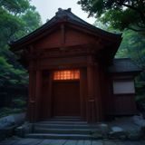 皮肤科背景的内容顾问在办公桌前审阅护肤评测报告，专业严谨